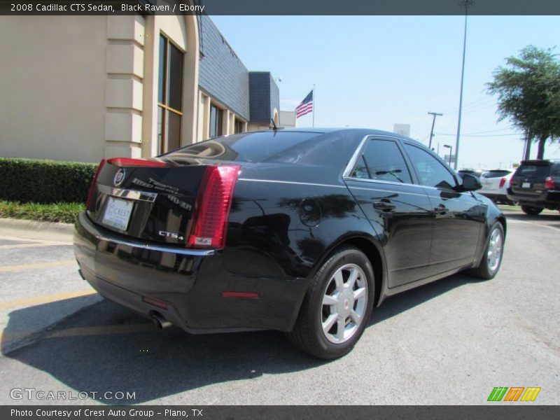 Black Raven / Ebony 2008 Cadillac CTS Sedan