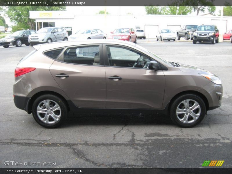 Chai Bronze / Taupe 2011 Hyundai Tucson GL