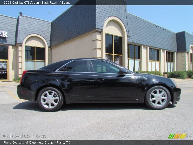 Black Raven / Ebony 2008 Cadillac CTS Sedan