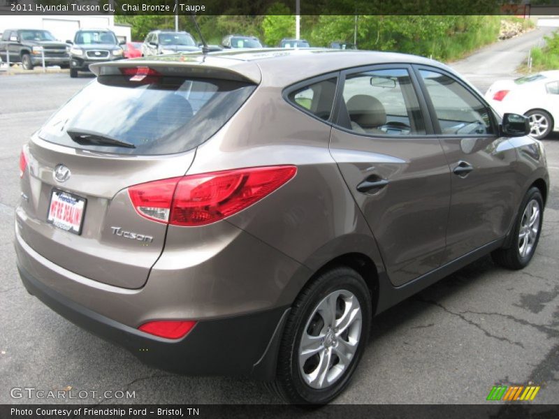 Chai Bronze / Taupe 2011 Hyundai Tucson GL