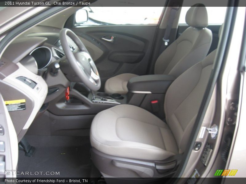  2011 Tucson GL Taupe Interior