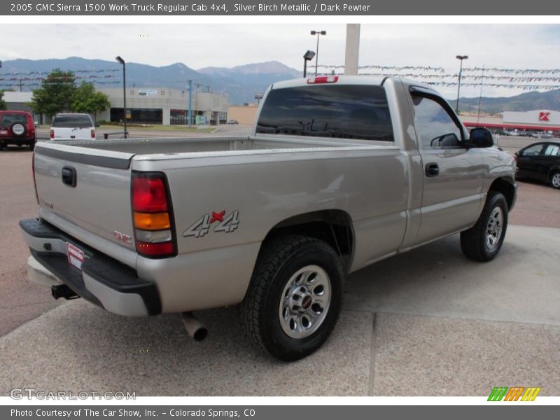 Silver Birch Metallic / Dark Pewter 2005 GMC Sierra 1500 Work Truck Regular Cab 4x4