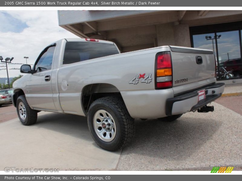 Silver Birch Metallic / Dark Pewter 2005 GMC Sierra 1500 Work Truck Regular Cab 4x4