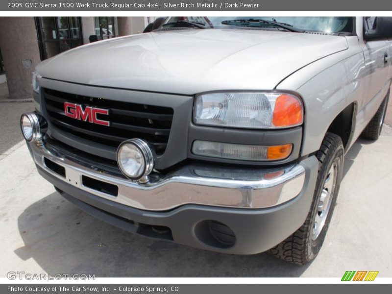 Silver Birch Metallic / Dark Pewter 2005 GMC Sierra 1500 Work Truck Regular Cab 4x4