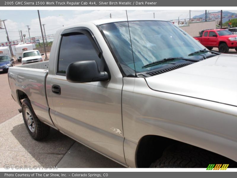 Silver Birch Metallic / Dark Pewter 2005 GMC Sierra 1500 Work Truck Regular Cab 4x4