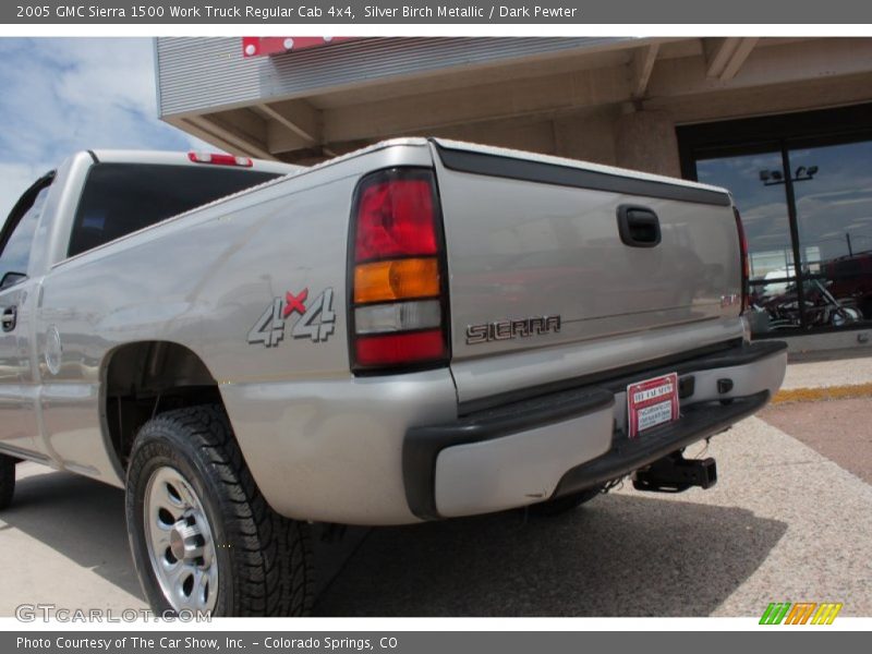 Silver Birch Metallic / Dark Pewter 2005 GMC Sierra 1500 Work Truck Regular Cab 4x4