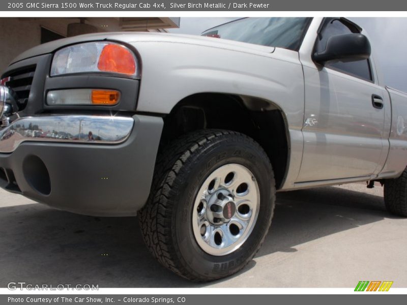 Silver Birch Metallic / Dark Pewter 2005 GMC Sierra 1500 Work Truck Regular Cab 4x4