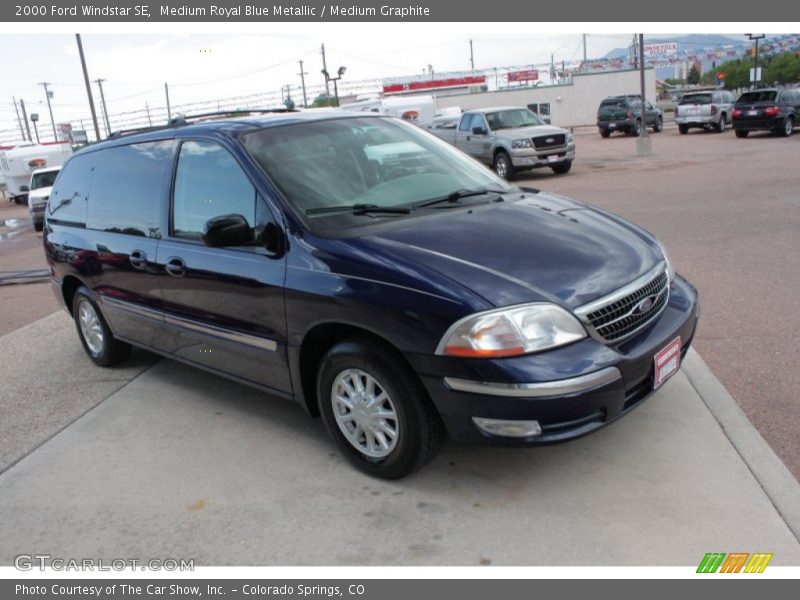 Medium Royal Blue Metallic / Medium Graphite 2000 Ford Windstar SE