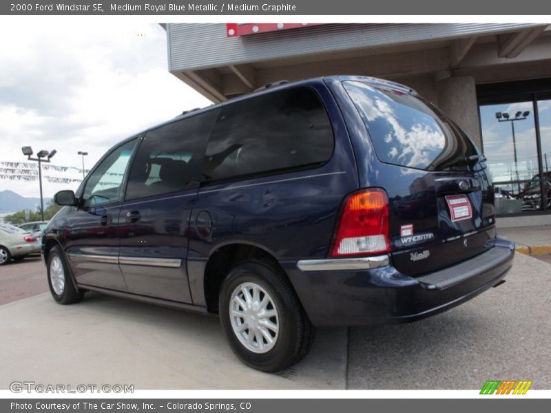 Medium Royal Blue Metallic / Medium Graphite 2000 Ford Windstar SE