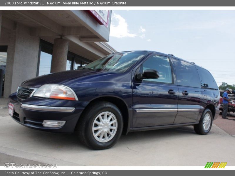 Medium Royal Blue Metallic / Medium Graphite 2000 Ford Windstar SE