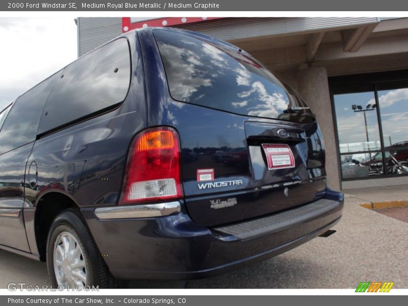 Medium Royal Blue Metallic / Medium Graphite 2000 Ford Windstar SE