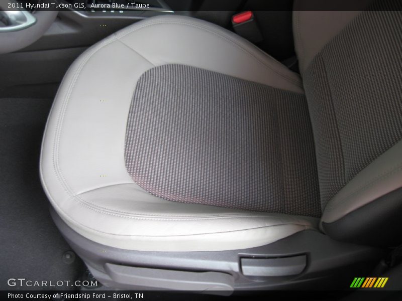 Aurora Blue / Taupe 2011 Hyundai Tucson GLS