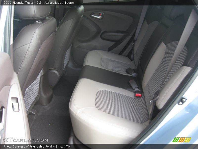 Aurora Blue / Taupe 2011 Hyundai Tucson GLS