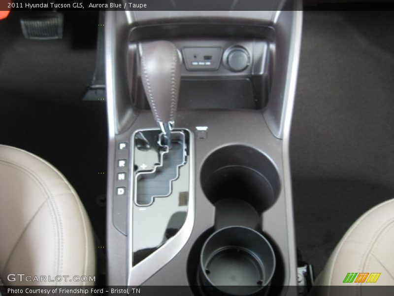 Aurora Blue / Taupe 2011 Hyundai Tucson GLS
