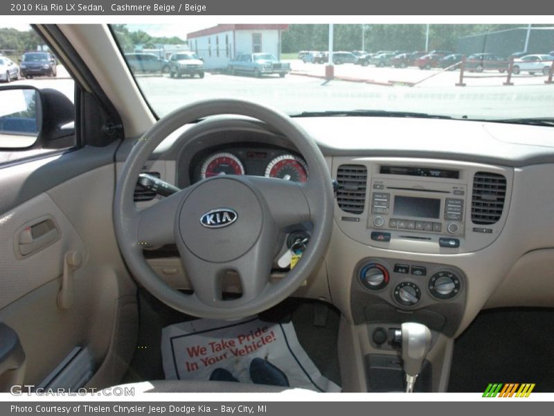 Cashmere Beige / Beige 2010 Kia Rio LX Sedan