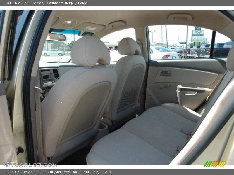 Cashmere Beige / Beige 2010 Kia Rio LX Sedan