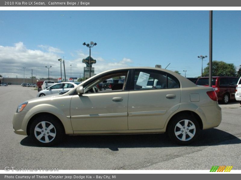Cashmere Beige / Beige 2010 Kia Rio LX Sedan