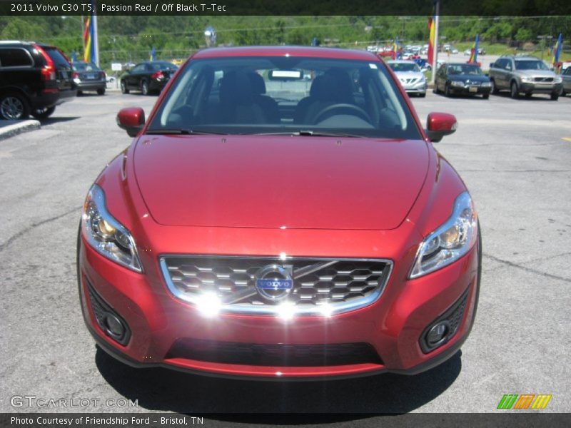 Passion Red / Off Black T-Tec 2011 Volvo C30 T5