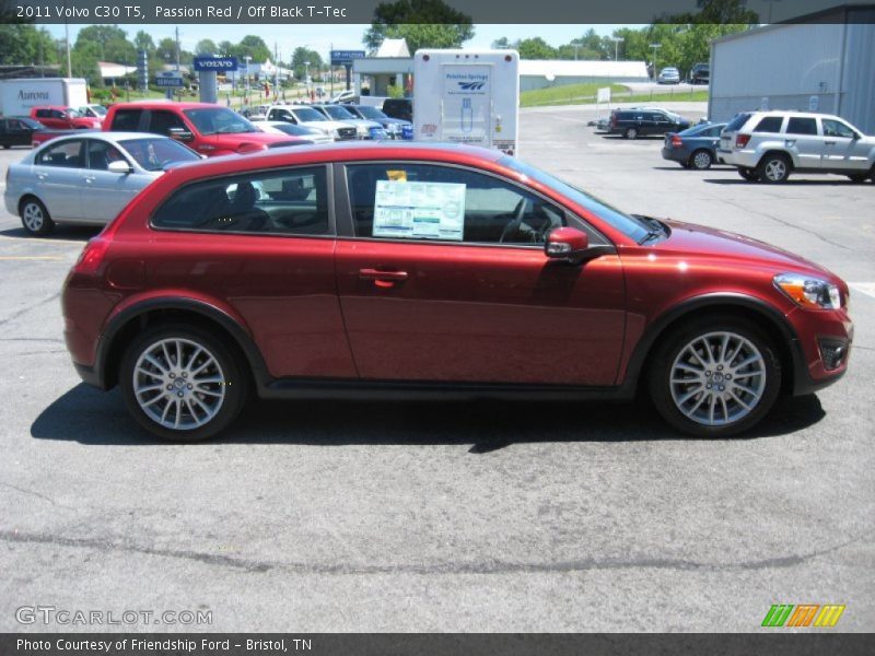 Passion Red / Off Black T-Tec 2011 Volvo C30 T5