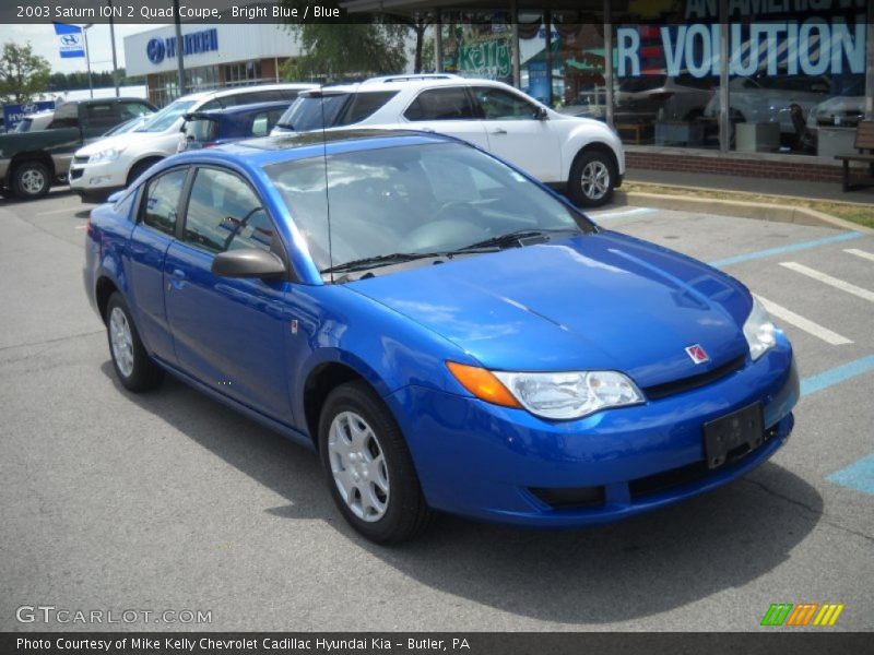 Bright Blue / Blue 2003 Saturn ION 2 Quad Coupe