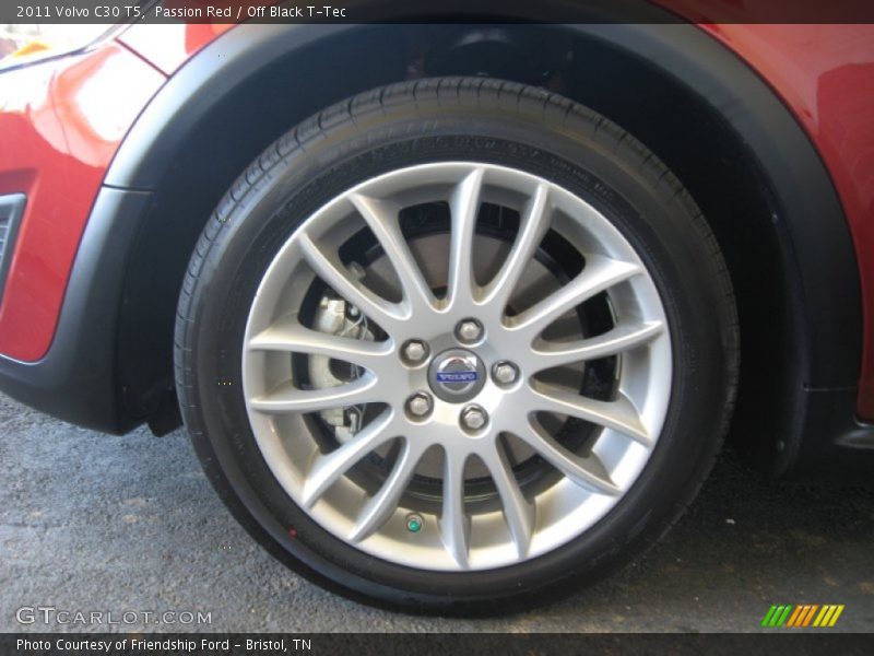 Passion Red / Off Black T-Tec 2011 Volvo C30 T5