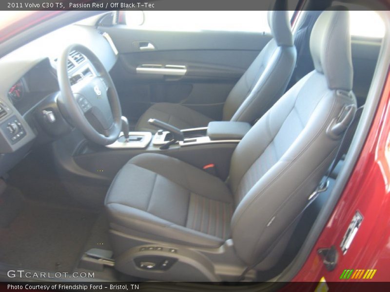 Passion Red / Off Black T-Tec 2011 Volvo C30 T5