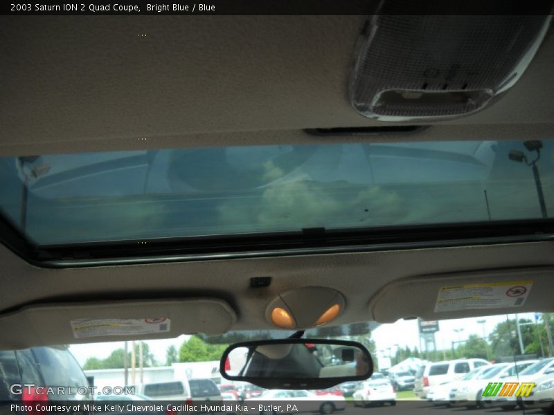 Bright Blue / Blue 2003 Saturn ION 2 Quad Coupe