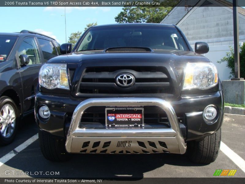 Black Sand Pearl / Graphite Gray 2006 Toyota Tacoma V6 TRD Sport Access Cab 4x4