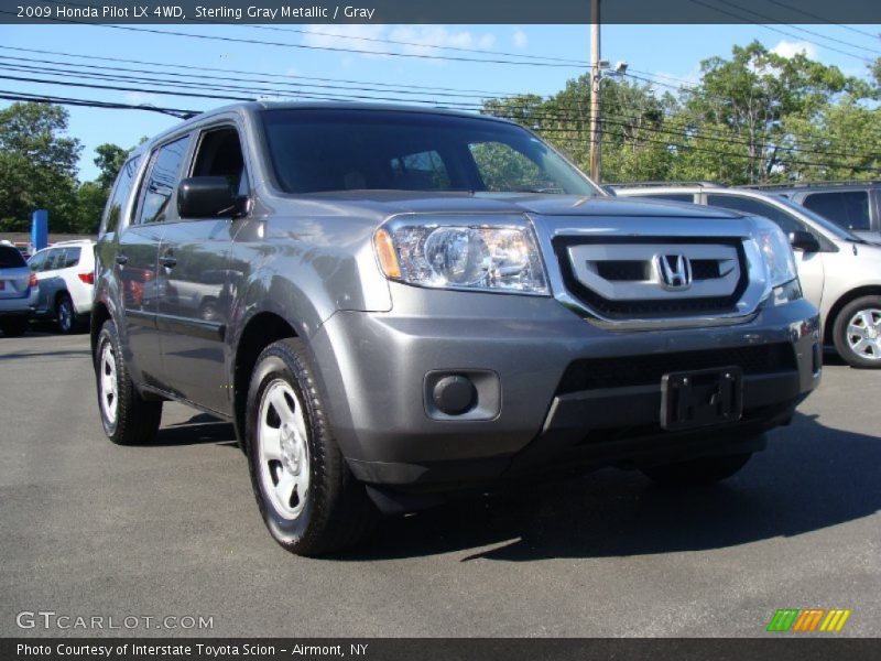 Sterling Gray Metallic / Gray 2009 Honda Pilot LX 4WD