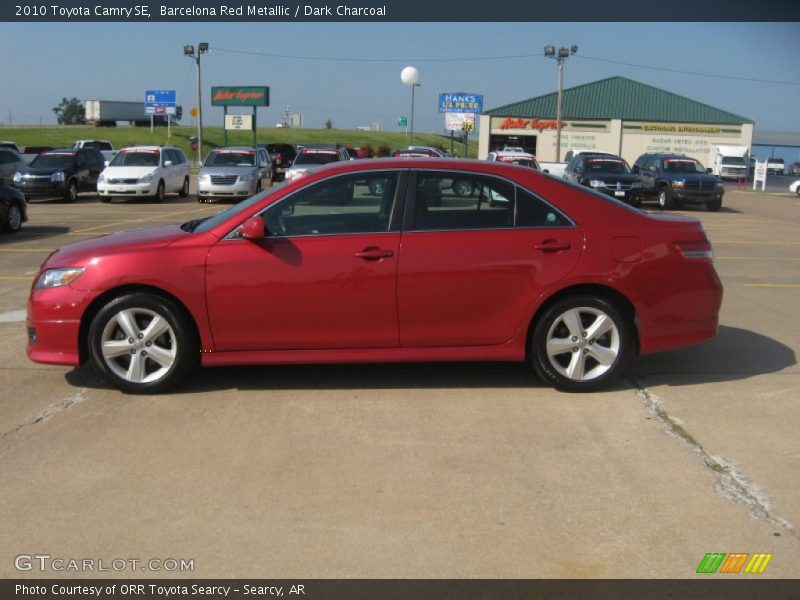 Barcelona Red Metallic / Dark Charcoal 2010 Toyota Camry SE