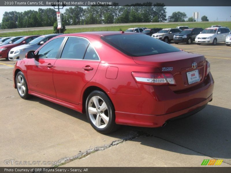 Barcelona Red Metallic / Dark Charcoal 2010 Toyota Camry SE