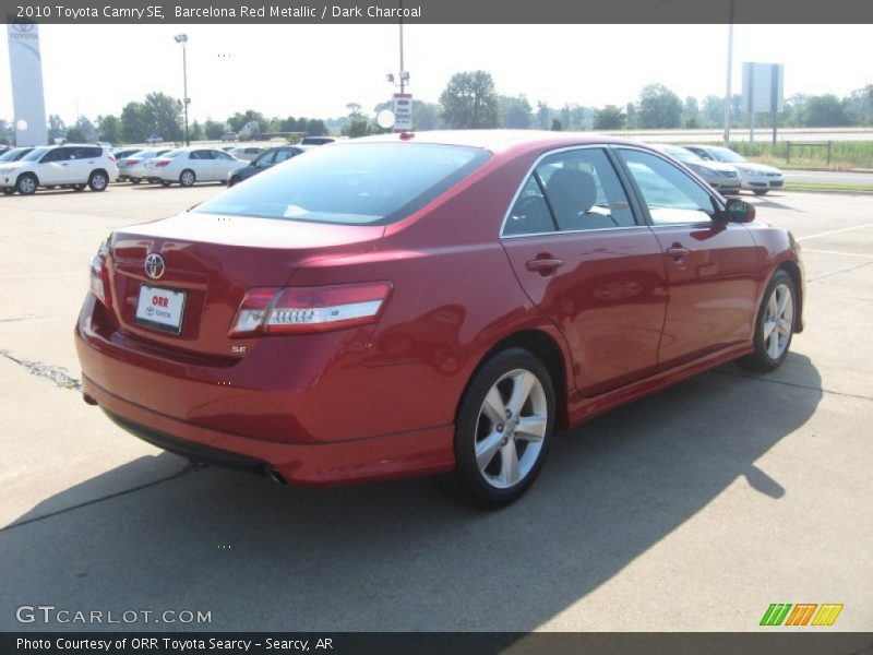 Barcelona Red Metallic / Dark Charcoal 2010 Toyota Camry SE