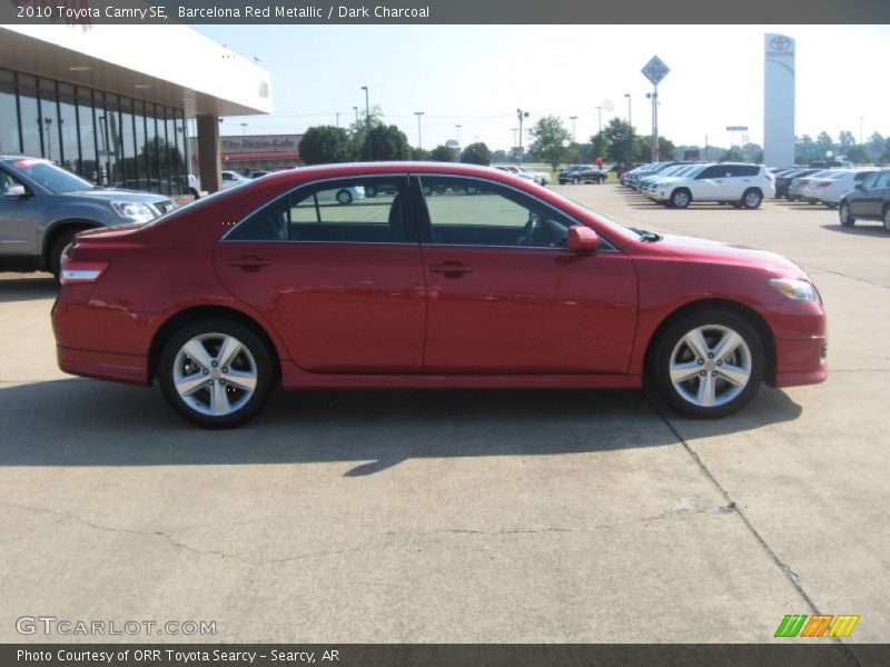 Barcelona Red Metallic / Dark Charcoal 2010 Toyota Camry SE
