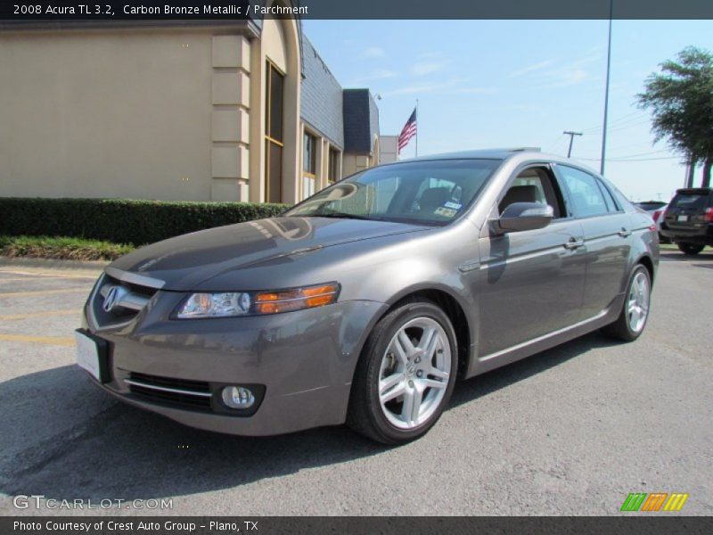 Carbon Bronze Metallic / Parchment 2008 Acura TL 3.2