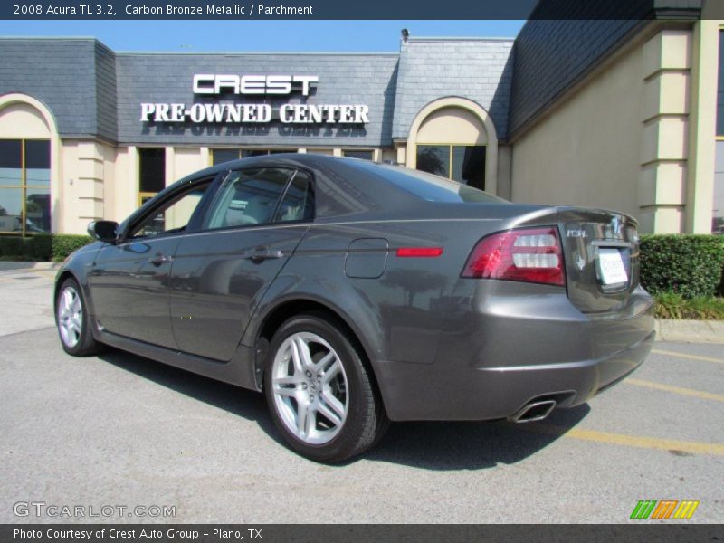 Carbon Bronze Metallic / Parchment 2008 Acura TL 3.2