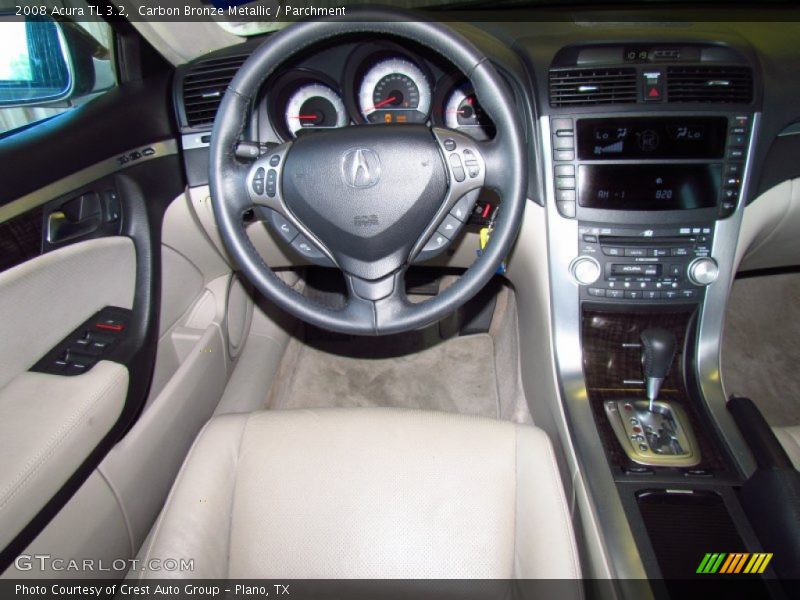 Carbon Bronze Metallic / Parchment 2008 Acura TL 3.2