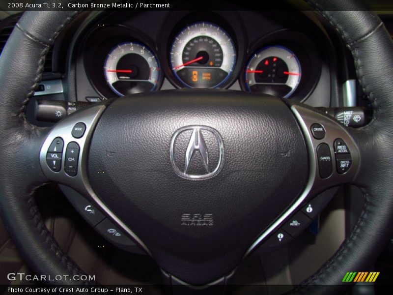 Carbon Bronze Metallic / Parchment 2008 Acura TL 3.2