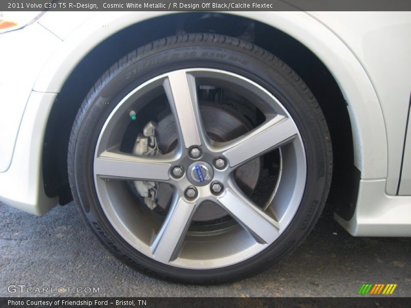 Cosmic White Metallic / R Design Off Black/Calcite Flextec 2011 Volvo C30 T5 R-Design
