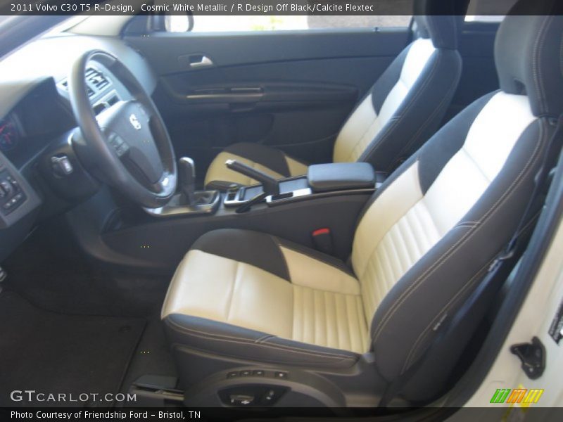 Cosmic White Metallic / R Design Off Black/Calcite Flextec 2011 Volvo C30 T5 R-Design