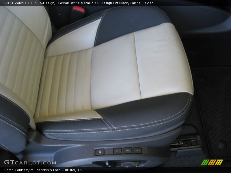 Cosmic White Metallic / R Design Off Black/Calcite Flextec 2011 Volvo C30 T5 R-Design