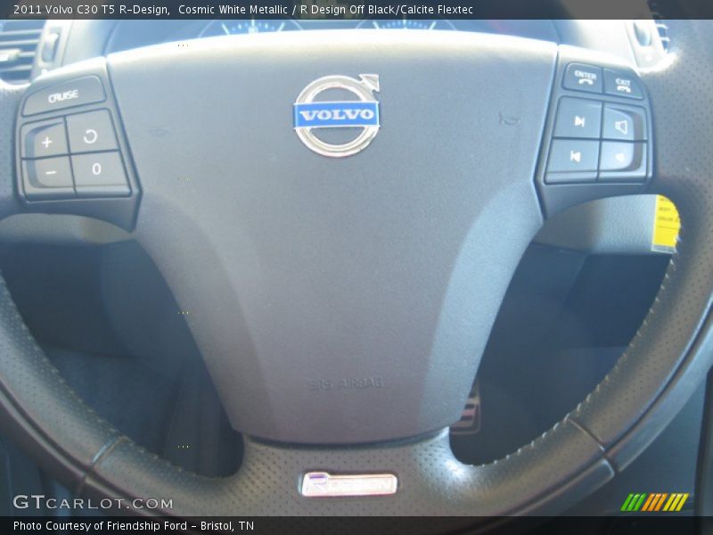 Cosmic White Metallic / R Design Off Black/Calcite Flextec 2011 Volvo C30 T5 R-Design