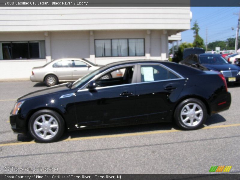 Black Raven / Ebony 2008 Cadillac CTS Sedan