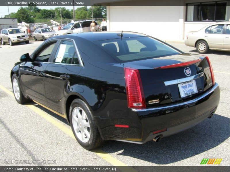 Black Raven / Ebony 2008 Cadillac CTS Sedan