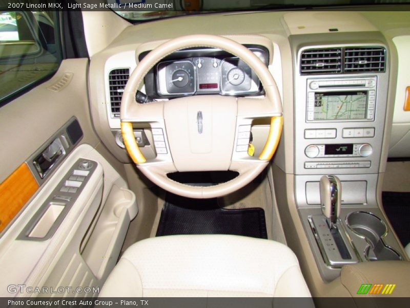 Light Sage Metallic / Medium Camel 2007 Lincoln MKX
