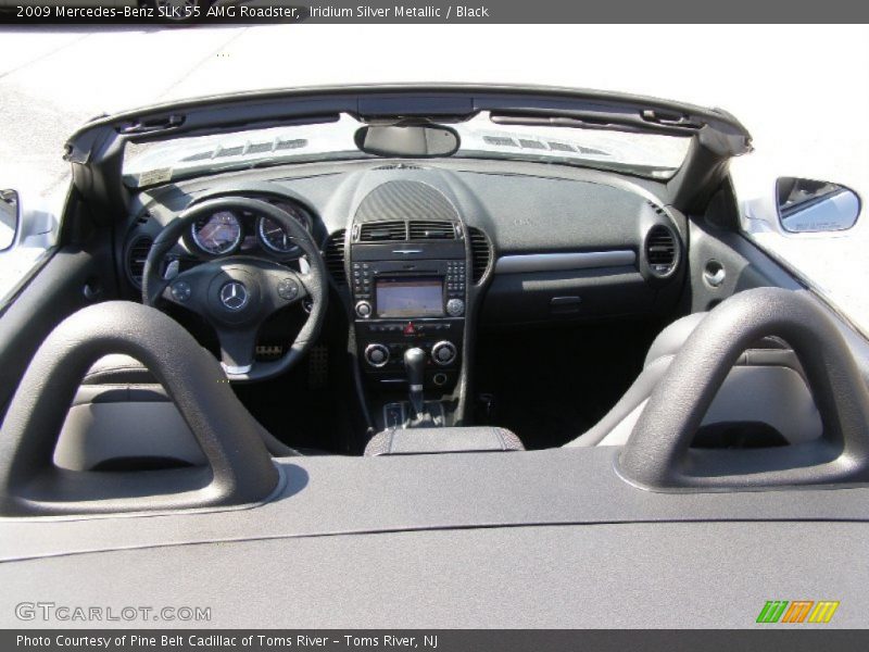 Iridium Silver Metallic / Black 2009 Mercedes-Benz SLK 55 AMG Roadster