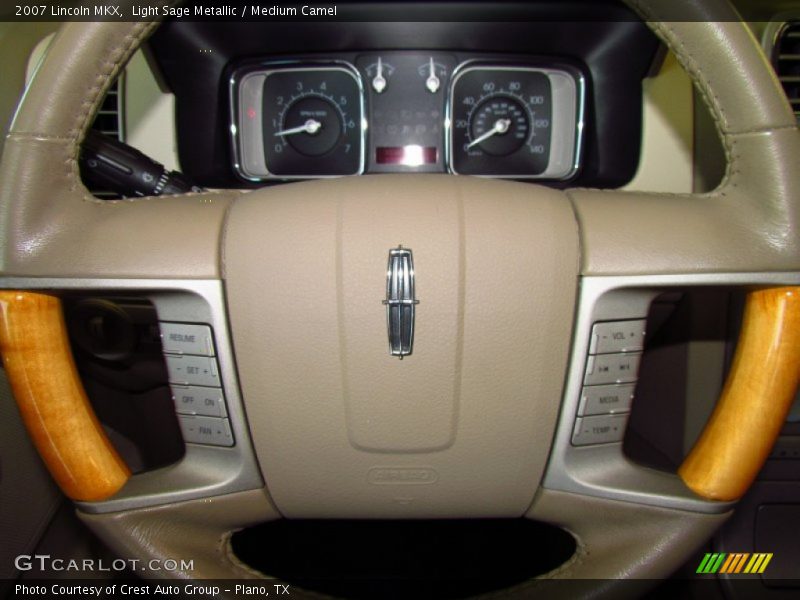 Light Sage Metallic / Medium Camel 2007 Lincoln MKX