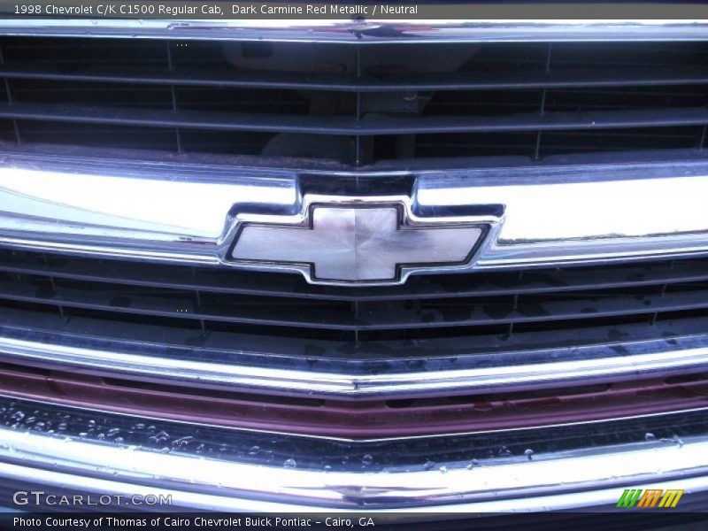 Dark Carmine Red Metallic / Neutral 1998 Chevrolet C/K C1500 Regular Cab
