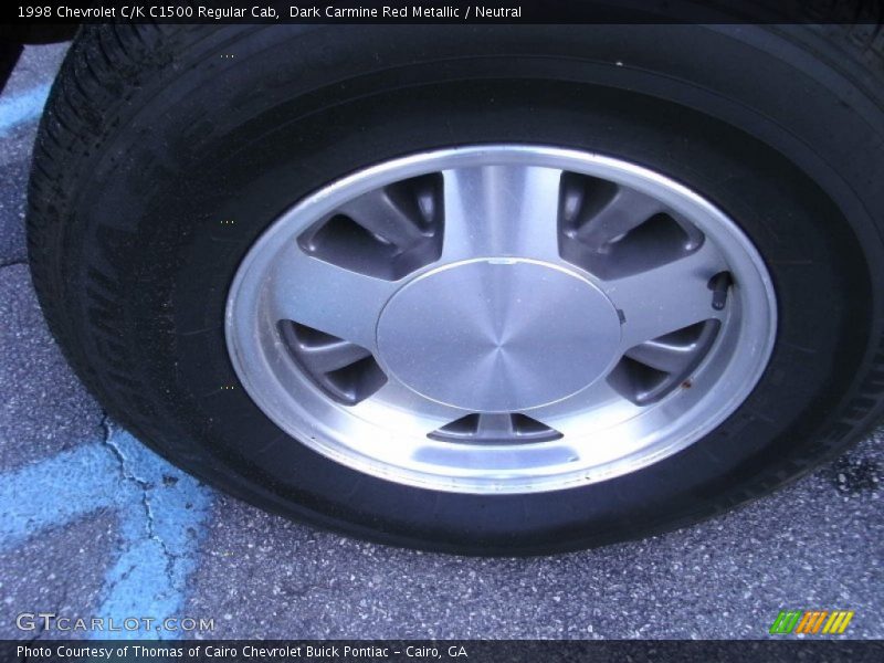 Dark Carmine Red Metallic / Neutral 1998 Chevrolet C/K C1500 Regular Cab