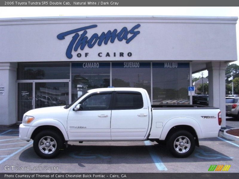 Natural White / Dark Gray 2006 Toyota Tundra SR5 Double Cab