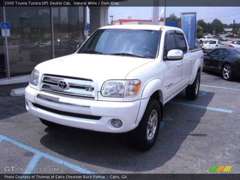 Natural White / Dark Gray 2006 Toyota Tundra SR5 Double Cab